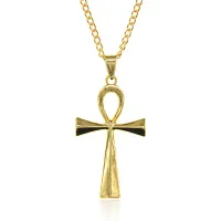 Кулон Анкх на цепочке, цвет золотой AC202-01