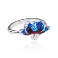 Безразмерное кольцо Лотос, 10мм KL267