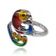 Безразмерное кольцо Карп, 23мм, разноцветное KL273-02