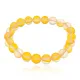 Браслет из синтетического опала, цвет желтый, 8мм BJBS-360-01