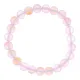Браслет из синтетического опала, цвет розовый, 8мм BJBS-361-01