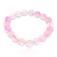 Браслет из синтетического опала, цвет розовый, 10мм BJBS-361-02