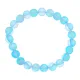 Браслет из синтетического опала, цвет голубой, 8мм BJBS-363-01