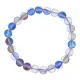 Браслет из синтетического опала, цвет синий, 8мм BJBS-365-01