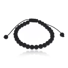 Браслет из шунгита, 6мм BJBS-368-03