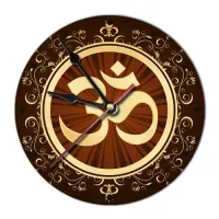 Часы настенные Ом 20см, пластик MCH033