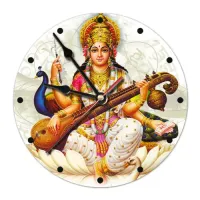 Часы настенные Сарасвати 20см, пластик MCH039
