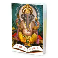 Обложка для паспорта Ганеш, ПВХ MOB008