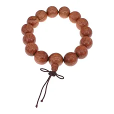 Деревянный браслет с Гуру-бусиной, 14мм BS685