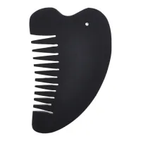Массажер-гребень из бианстоуна, 9,5х6см MJCH071-03