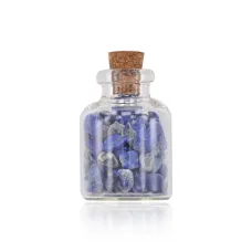 Минерал Содалит во флаконе с пробкой, 3см STO-027-02