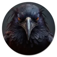 Коврик для мыши Ворон, d.20см KM1044