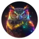 Коврик для мыши Филин, d.20см KM1045