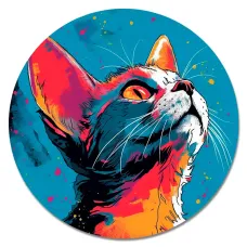 Коврик для мыши Котенок, d.20см KM1054