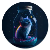Коврик для мыши Котенок в банке, d.20см KM1075