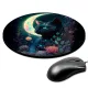 Коврик для мыши Ночная кошка, d.20см KM1088