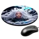 Коврик для мыши Девушка и волны, d.20см KM1125