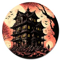 Коврик для мыши Зачарованный дом, d.20см KM1130