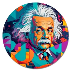 Коврик для мыши Эйнштейн, d.20см KM1133