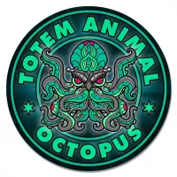 Коврик для мыши Totem Octopus (Осьминог), d.20см KM1136