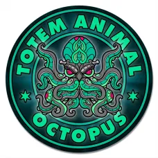 Коврик для мыши Totem Octopus (Осьминог), d.20см KM1136