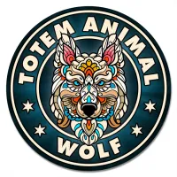 Коврик для мыши Totem Wolf (Волк), d.20см KM1137