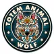 Коврик для мыши Totem Wolf (Волк), d.20см KM1137