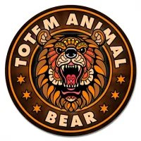 Коврик для мыши Totem Bear (Медведь), d.20см KM1140