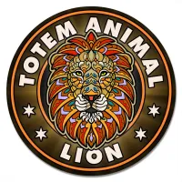 Коврик для мыши Totem Lion (Лев), d.20см KM1141