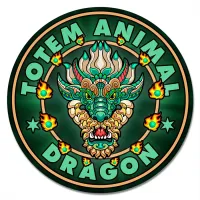 Коврик для мыши Totem Dragon (Дракон), d.20см KM1145