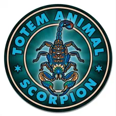 Коврик для мыши Totem Scorpion (Скорпион), d.20см KM1146