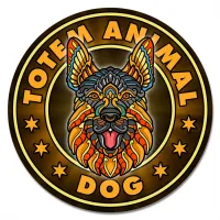 Коврик для мыши Totem Dog (Собака), d.20см KM1148