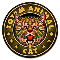 Коврик для мыши Totem Cat (Кот), d.20см KM1151