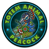 Коврик для мыши Totem Peacock (Павлин), d.20см KM1152