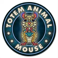 Коврик для мыши Totem Mouse (Мышь), d.20см KM1154