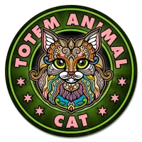 Коврик для мыши Totem Cat (Кошка), d.20см KM1157