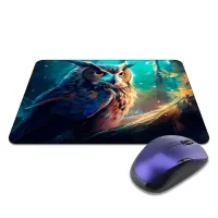 Коврик для мыши 22х18см Сова в лесу KMP652