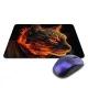 Коврик для мыши 22х18см Пламенный кот KMP662