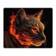Коврик для мыши 22х18см Пламенный кот KMP662