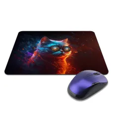 Коврик для мыши 22х18см Персидский кот в очках KMP670