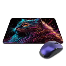 Коврик для мыши 22х18см Кот сюрреализм KMP672