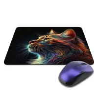 Коврик для мыши 22х18см Кот в профиль KMP677