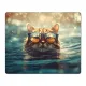 Коврик для мыши 22х18см Кот в воде KMP688