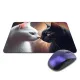 Коврик для мыши 22х18см Влюбленные кошки Инь - Ян KMP699