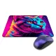 Коврик для мыши 22х18см Неоновый кот KMP700