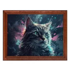 Постер в рамке 22х17см Кот POSG-0318
