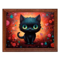 Постер в рамке 22х17см Котенок POSG-0330