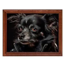 Постер в рамке 22х17см Собака POSG-0344