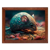 Постер в рамке 22х17см Мышь POSG-0361