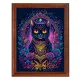 Постер в рамке 17х22см Мистический кот POSV-0389
